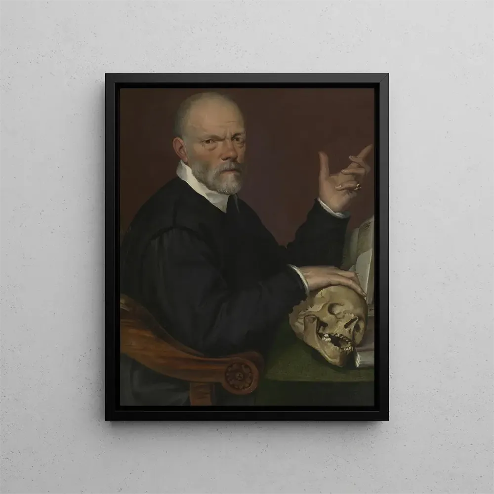 Tableau Portrait du médecin Carlo Fontana - Bartolomeo Passarotti | Reproduction Artem Legrand