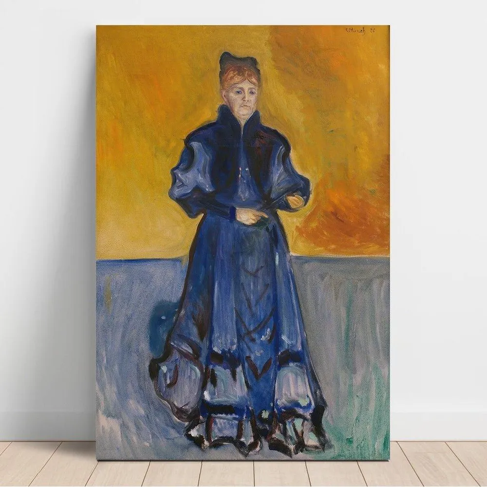 Tableau Portrait de Mme Förster-Nietzsche - Edvard Munch | Reproduction Artem Legrand