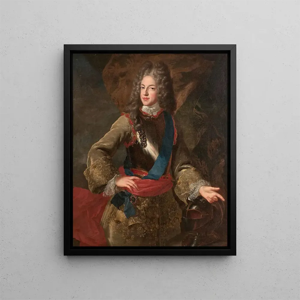 Tableau Portrait du prince Jacques François Edward Stuart - Alexis Simon Belle | Reproduction Artem Legrand