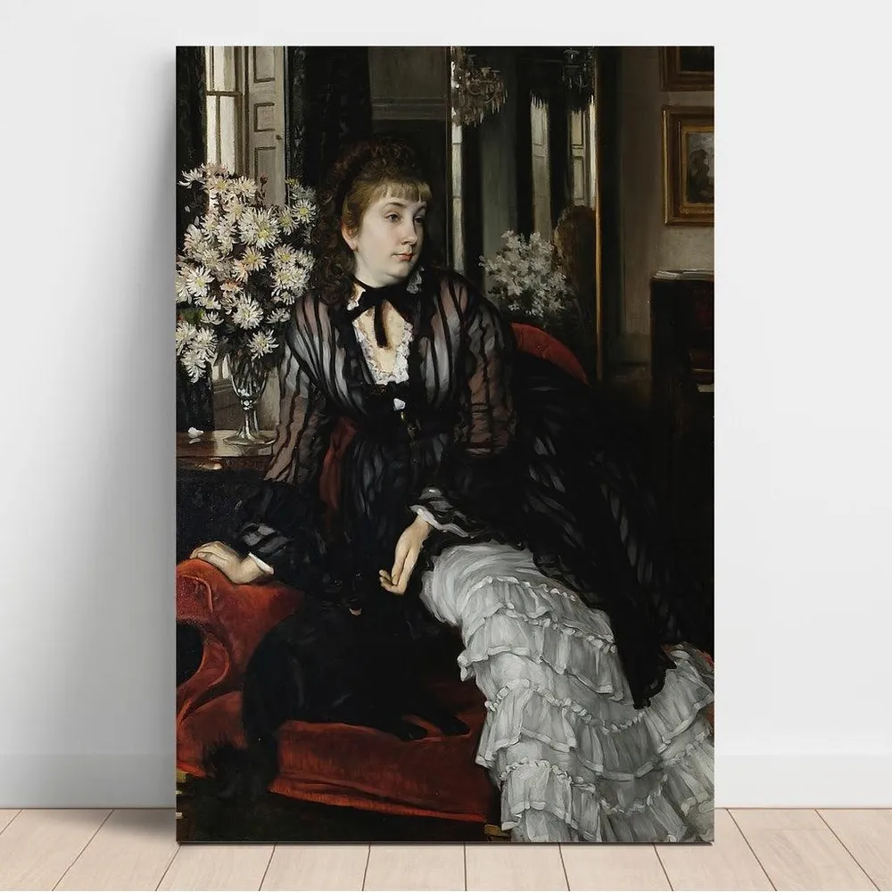 Tableau Portrait de Sydney Isabella Milner-Gibson - James Tissot | Reproduction Artem Legrand