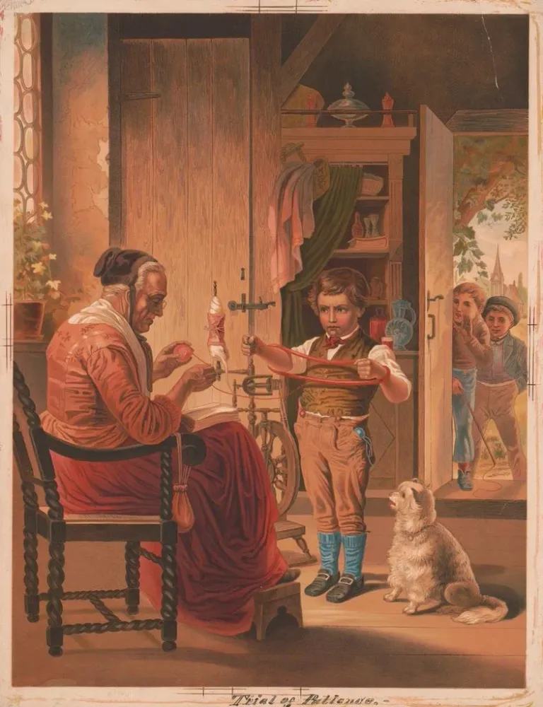 Tableau Épreuve de patience - Anonyme | Reproduction Artem Legrand