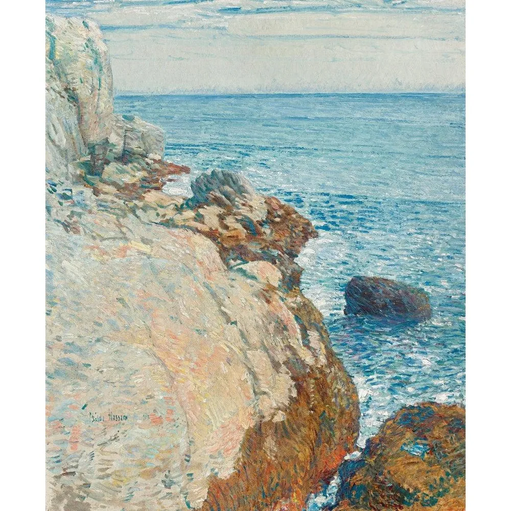Tableau Le promontoire de l'Est, Appledore - Isles de Shoals - Childe Hassam | Reproduction Artem Legrand
