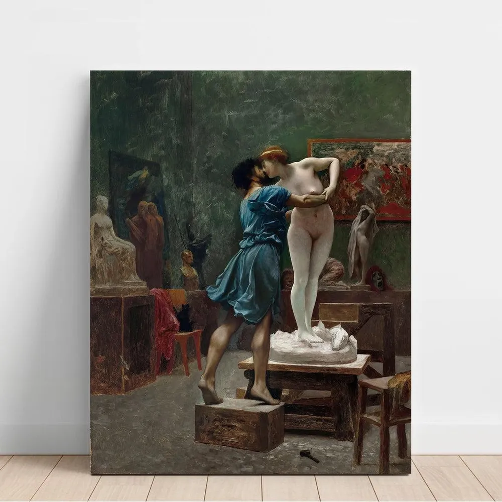 Tableau Pygmalion et Galatée, Esquisse à l'Huile - Jean-Léon Gérôme | Reproduction Artem Legrand