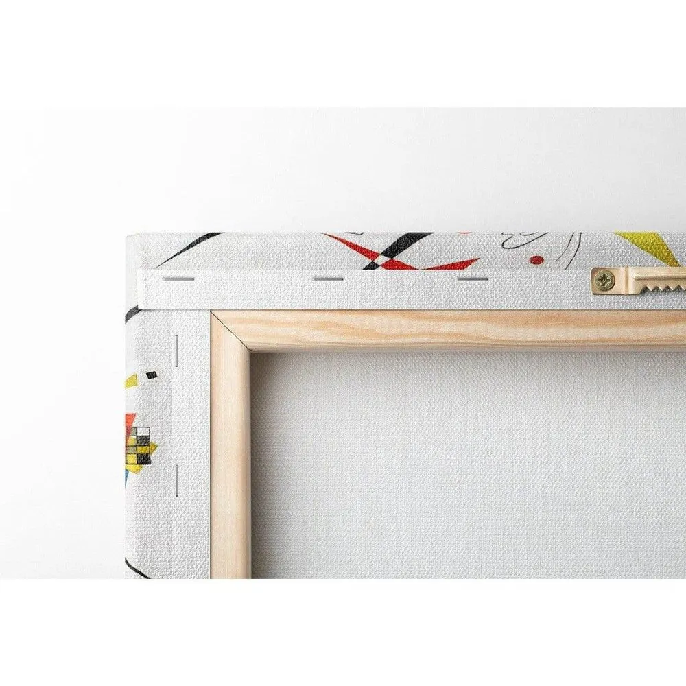 Tableau Reprodution tableau | Sur blanc II - Wassily Kandinsky | Reproduction Artem Legrand