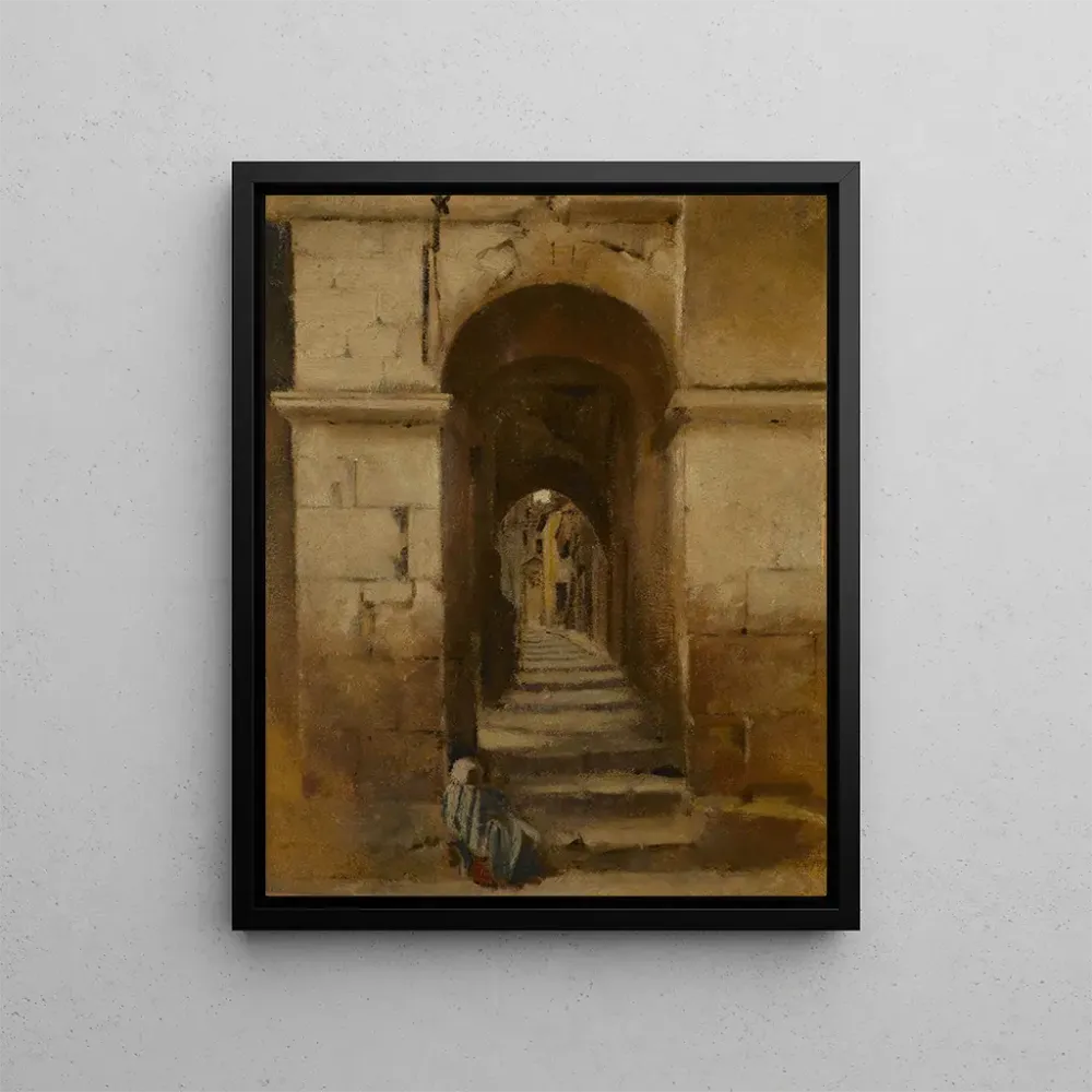 Tableau Ruelle à Rome - Jean - Jacques Henner | Reproduction Artem Legrand