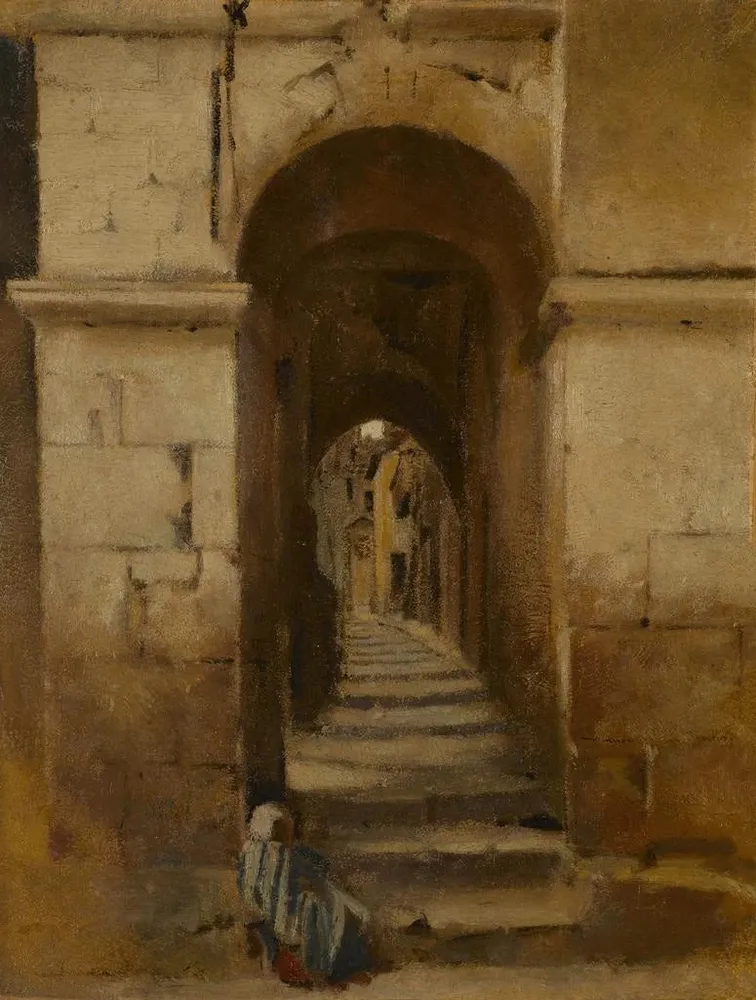 Tableau Ruelle à Rome - Jean - Jacques Henner | Reproduction Artem Legrand