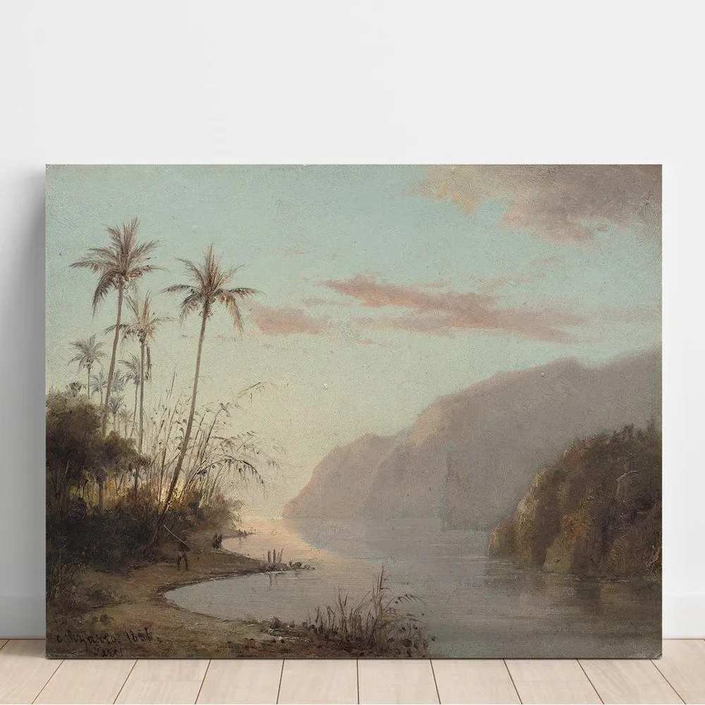 Tableau Un ruisseau à Saint-Thomas (Îles Vierges) - Camille Pissarro | Reproduction Artem Legrand