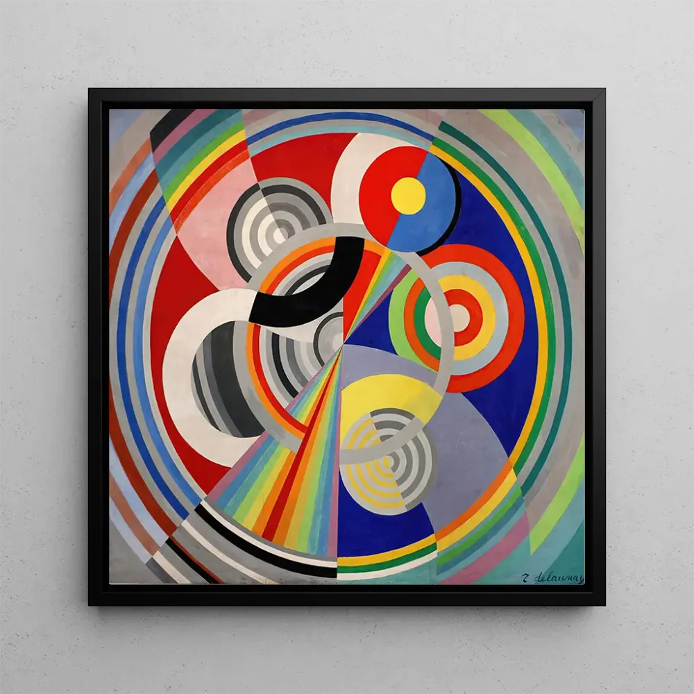 Tableau Rythme n°1 - Robert Delaunay | Reproduction Artem Legrand