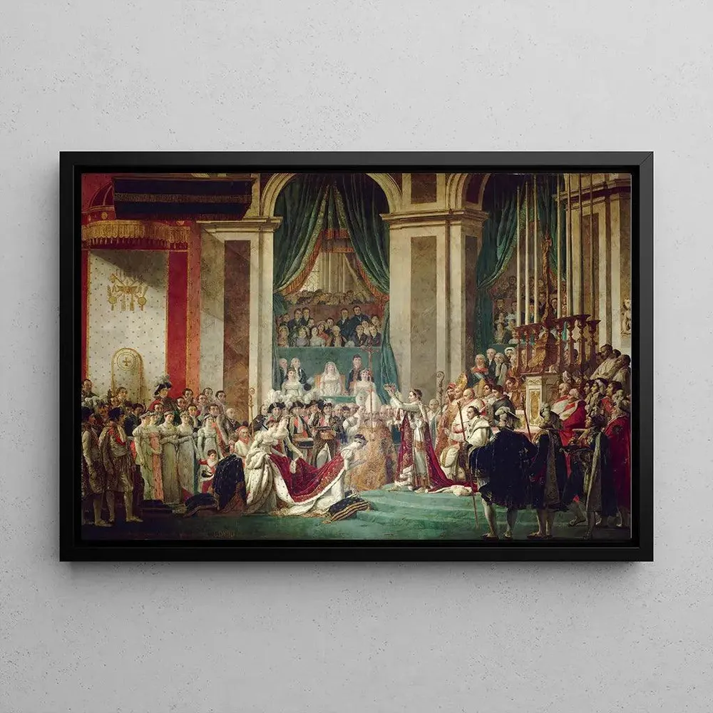 Tableau Le Sacre de Napoléon de Jacques-Louis David | Reproduction Artem Legrand