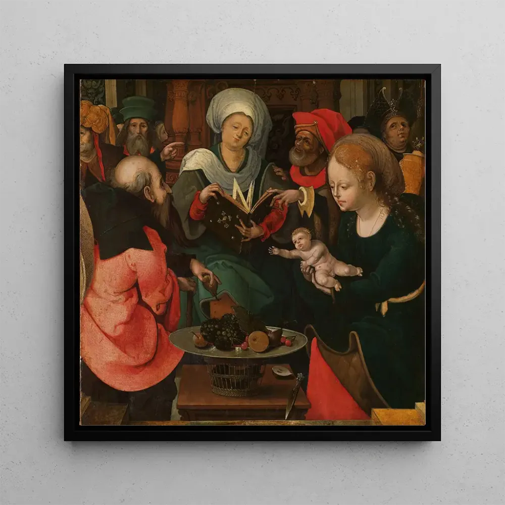 Tableau Sainteté de la Parenté - Maître de l'Adoration de Lille | Reproduction Artem Legrand