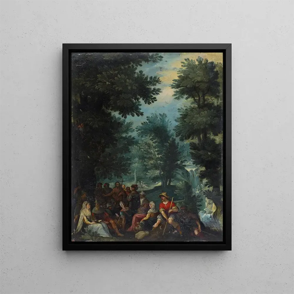 Tableau Sermon de Jean-Baptiste - Anonyme | Reproduction Artem Legrand