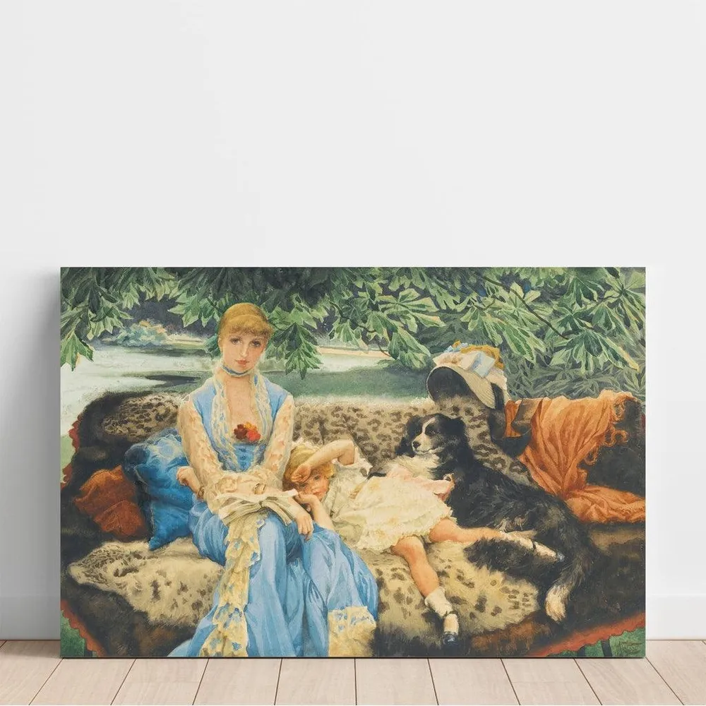 Tableau Silence - James Tissot | Reproduction Artem Legrand
