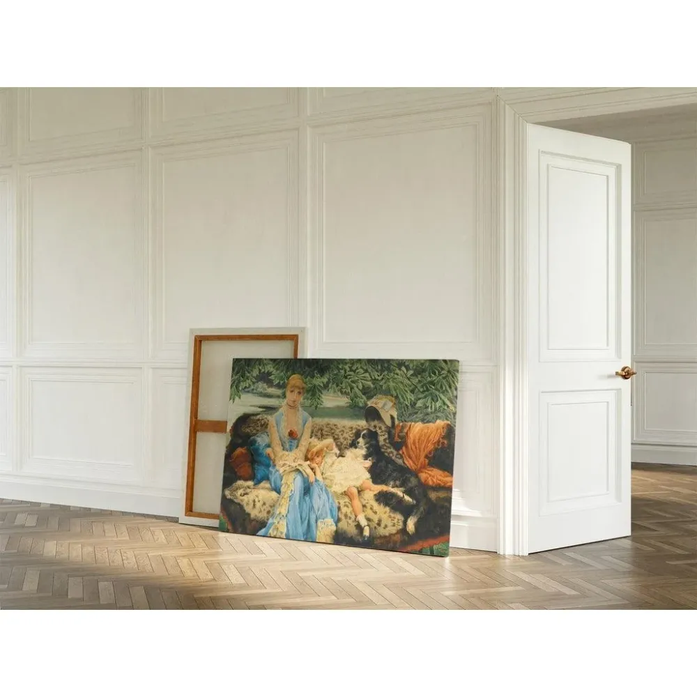 Tableau Silence - James Tissot | Reproduction Artem Legrand