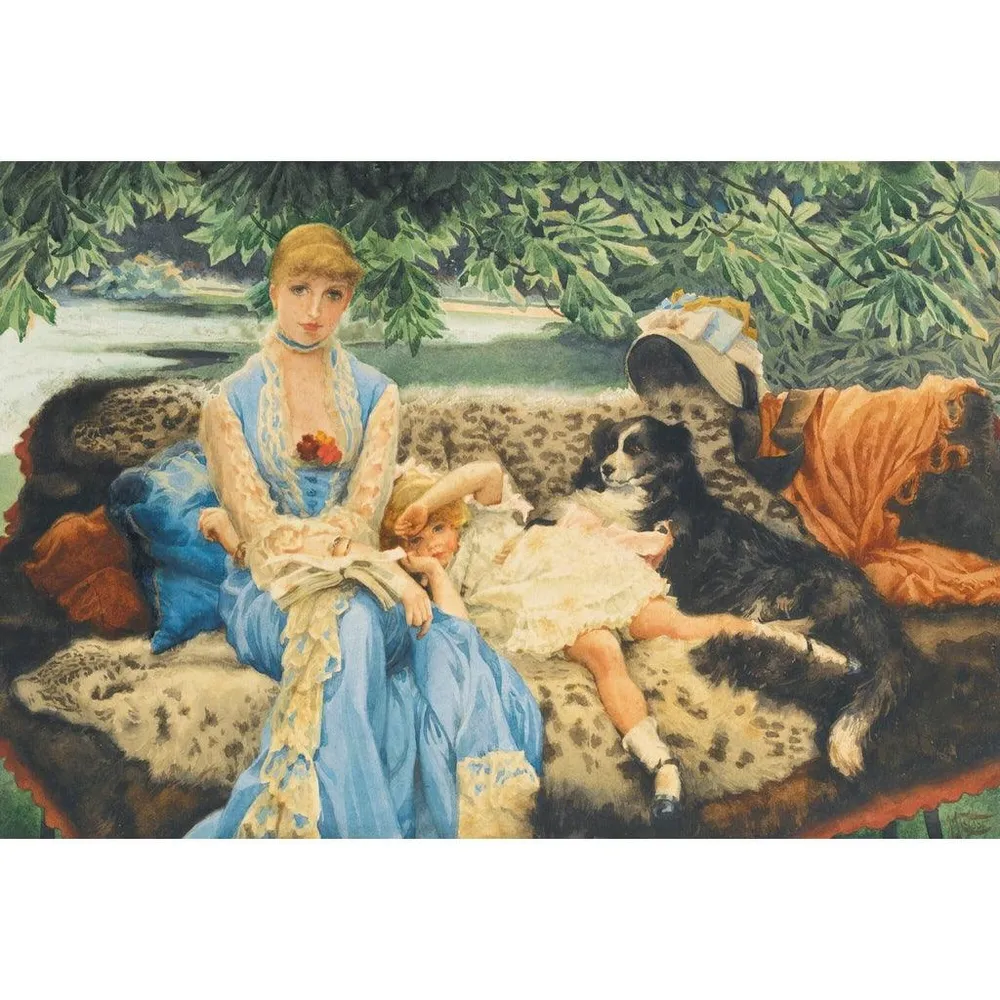 Tableau Silence - James Tissot | Reproduction Artem Legrand