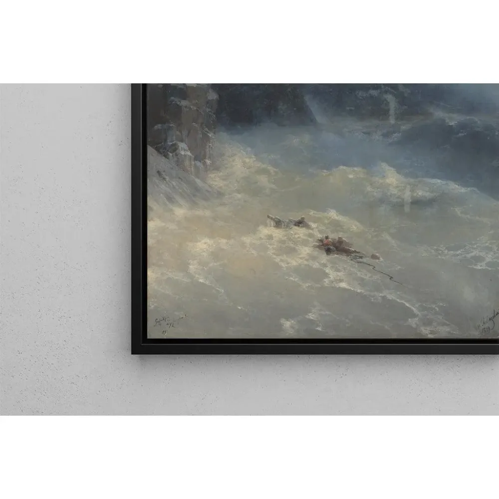 Tableau Storm at Cape Aya - Ivan Konstantinovich Aivazovsky | Reproduction Artem Legrand