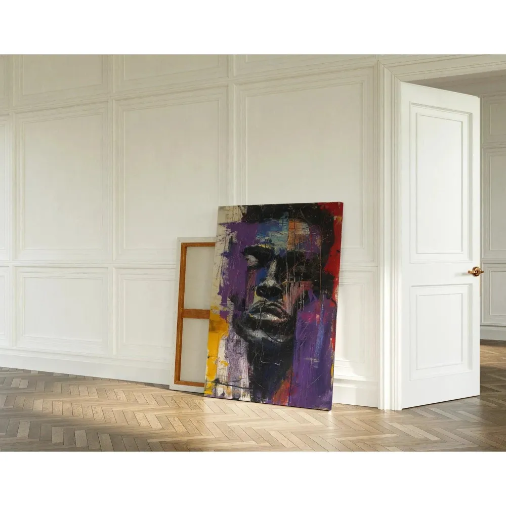 Tableau Street Art – Rage Chromatique | Affiche Urbaine Colorée et Émotionnelle | Poster Portrait Abstrait Moderne Artem L...