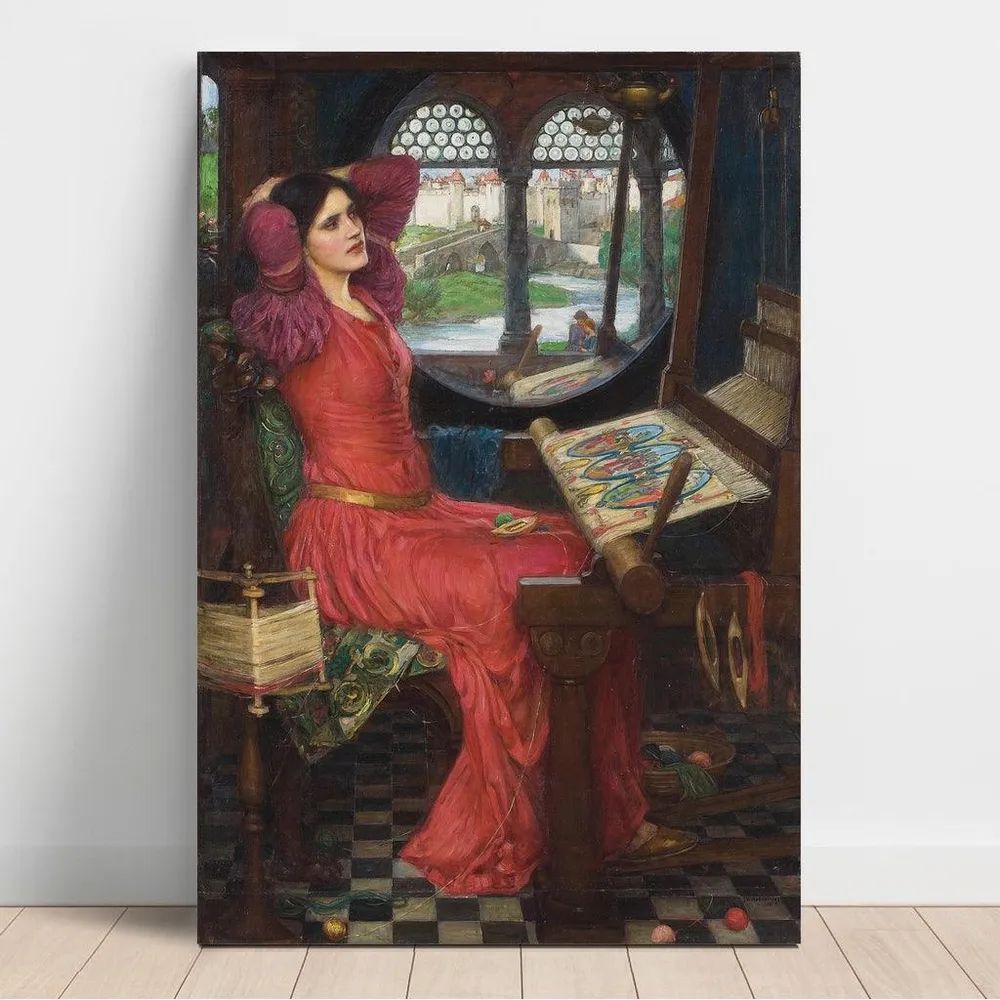 Tableau Je suis à moitié malade d’ombres, dit la Dame de Shalott - John William Waterhouse | Reproduction Artem Legrand