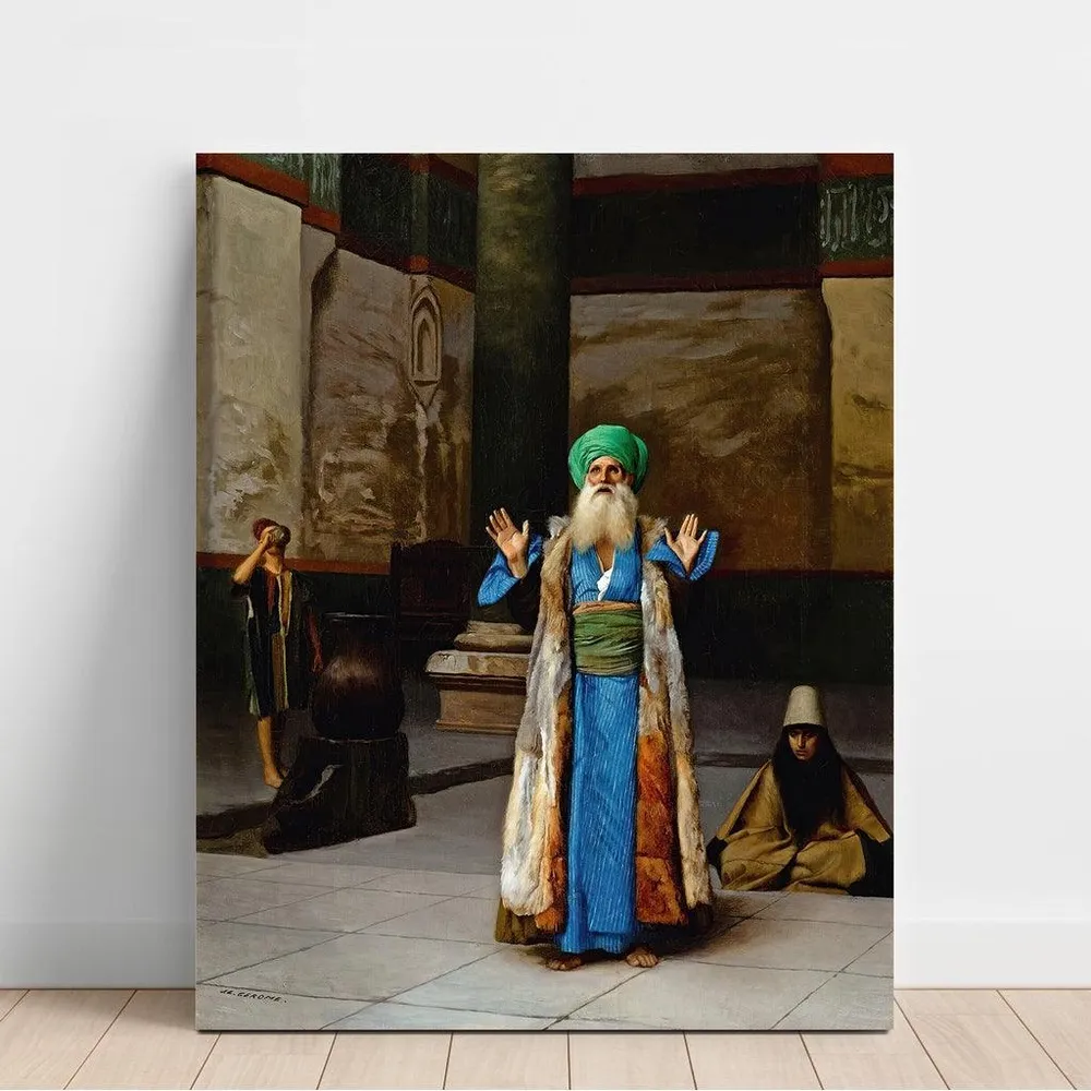 Tableau Un sultan à la prière - Jean-Léon Gérôme | Reproduction Artem Legrand
