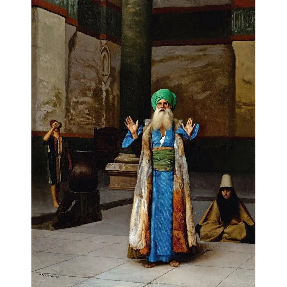 Tableau Un sultan à la prière - Jean-Léon Gérôme | Reproduction Artem Legrand