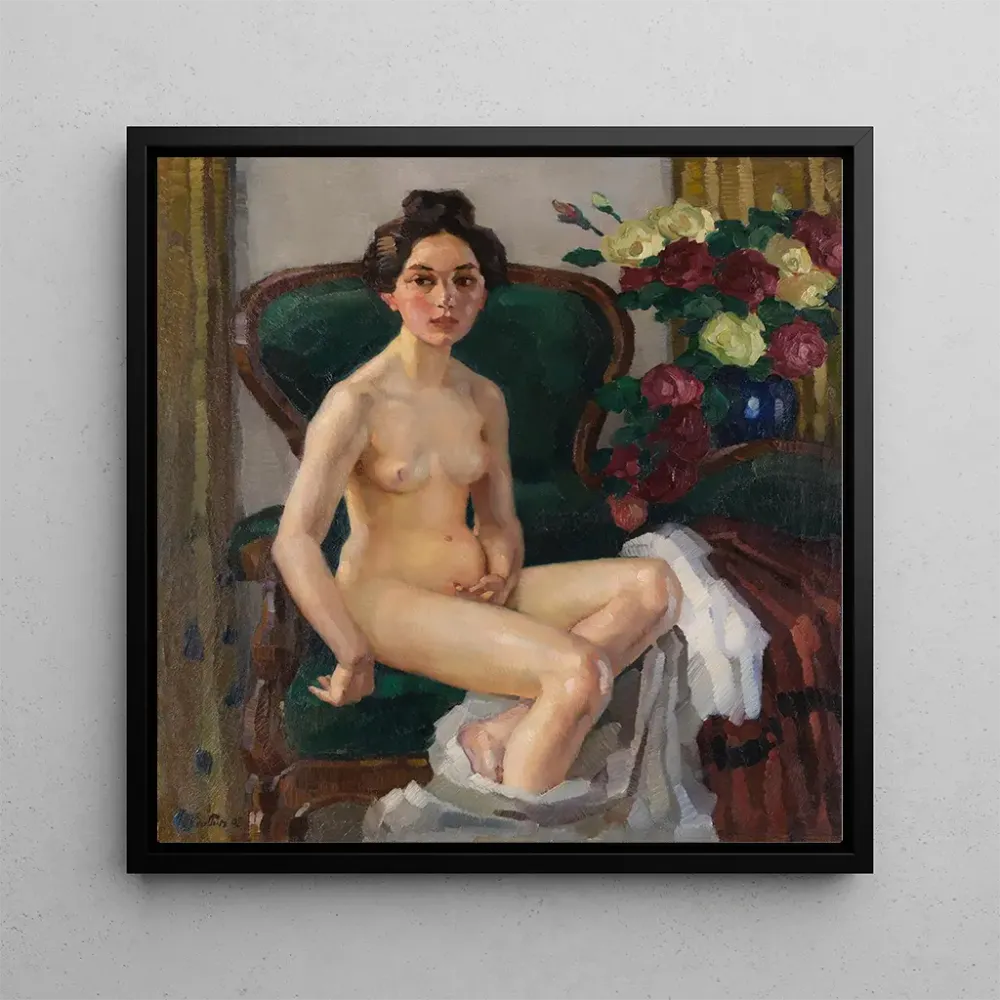Tableau Sur le canapé II Gusti - Leo Putz | Reproduction Artem Legrand