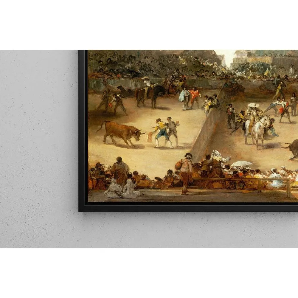 Tableau Tauromachie dans une arène divisée - Francisco de Goya | Reproduction Artem Legrand