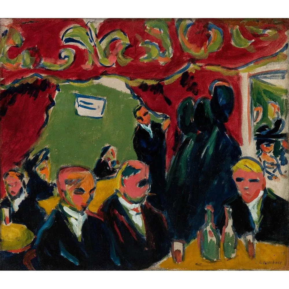 Tableau Taverne - Ernst Ludwig Kirchner | Reproduction Artem Legrand