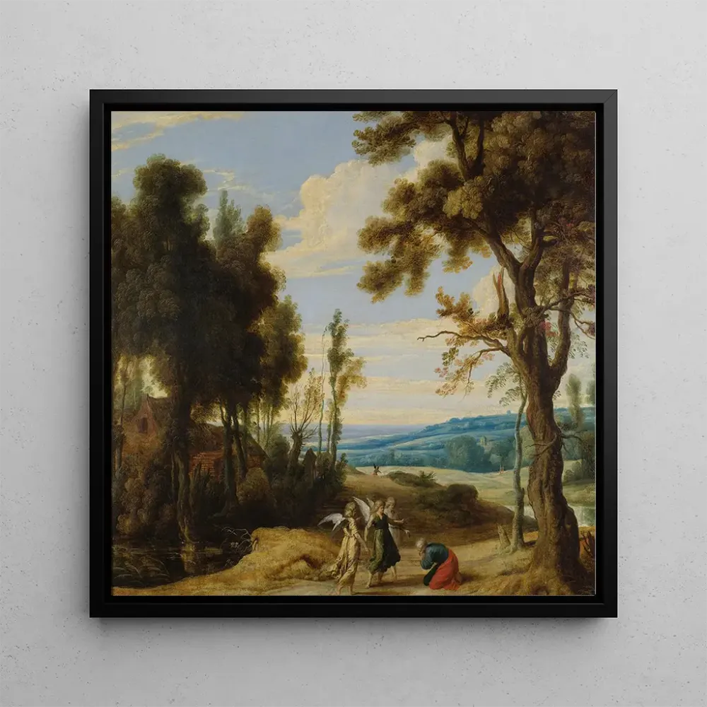 Tableau Tobias et l'ange - Jasper van der Laanen | Reproduction Artem Legrand