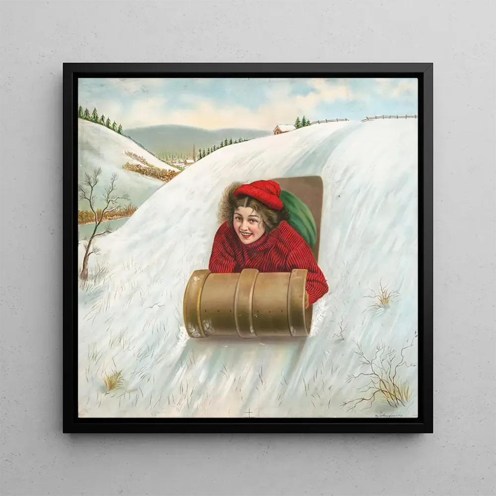 Tableau Toboggan - Anonyme | Reproduction Artem Legrand