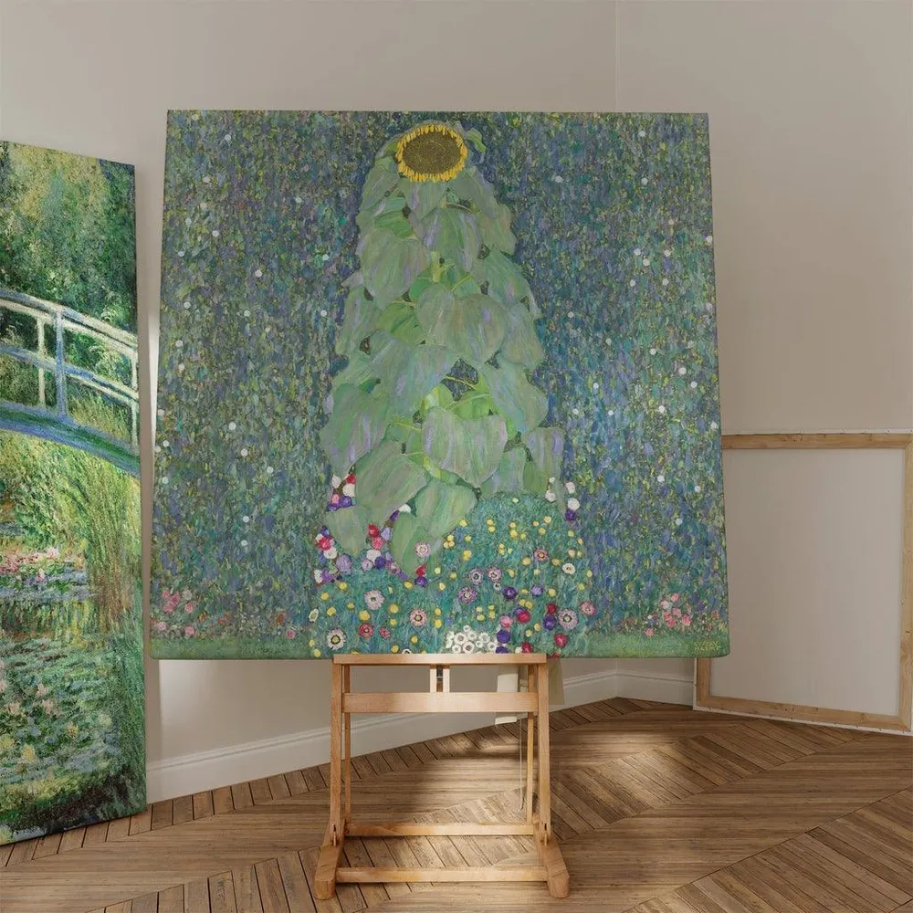Tableau Tournesols - Gustav Klimt | Reproduction Artem Legrand