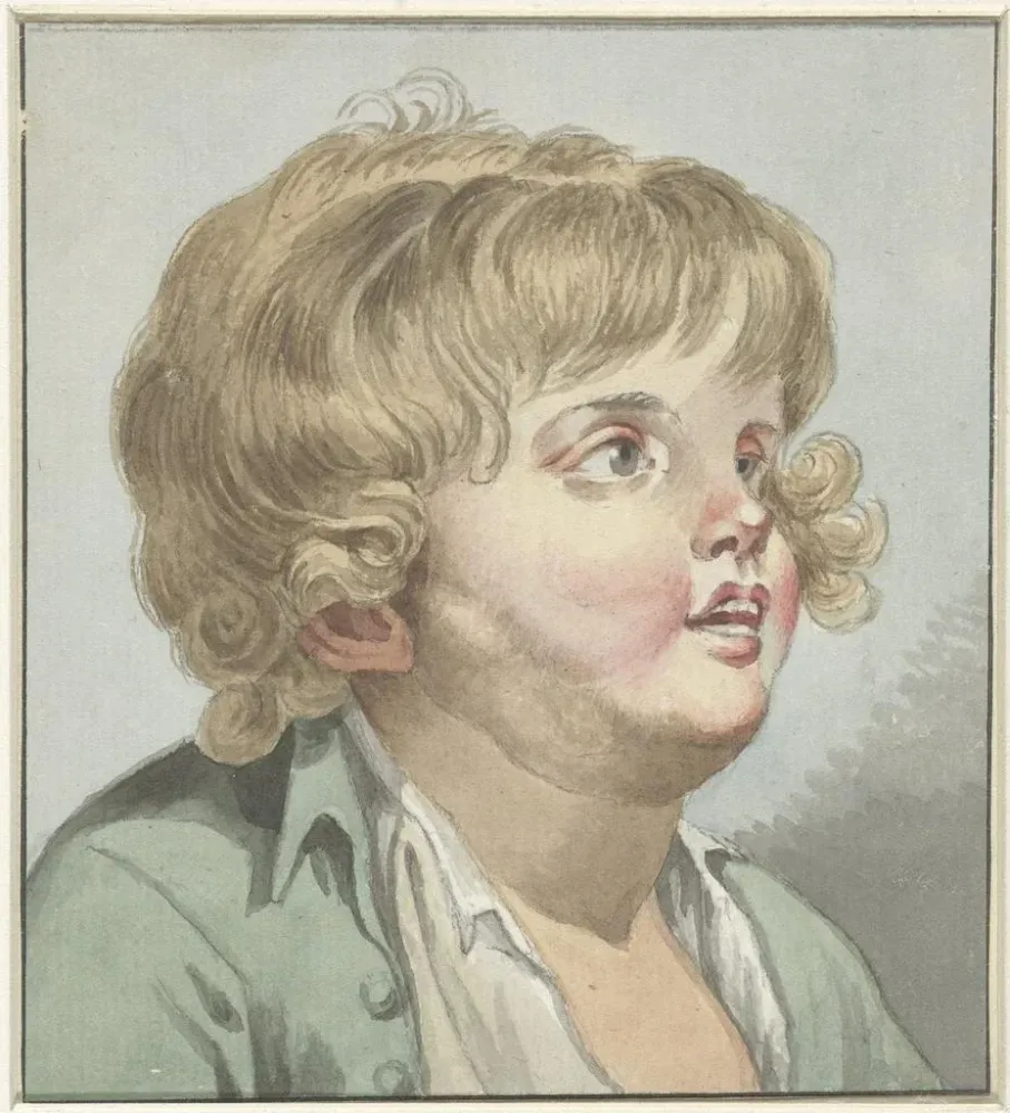 Tableau Tête d'un garçon - Jean-Baptiste Greuze | Reproduction Artem Legrand