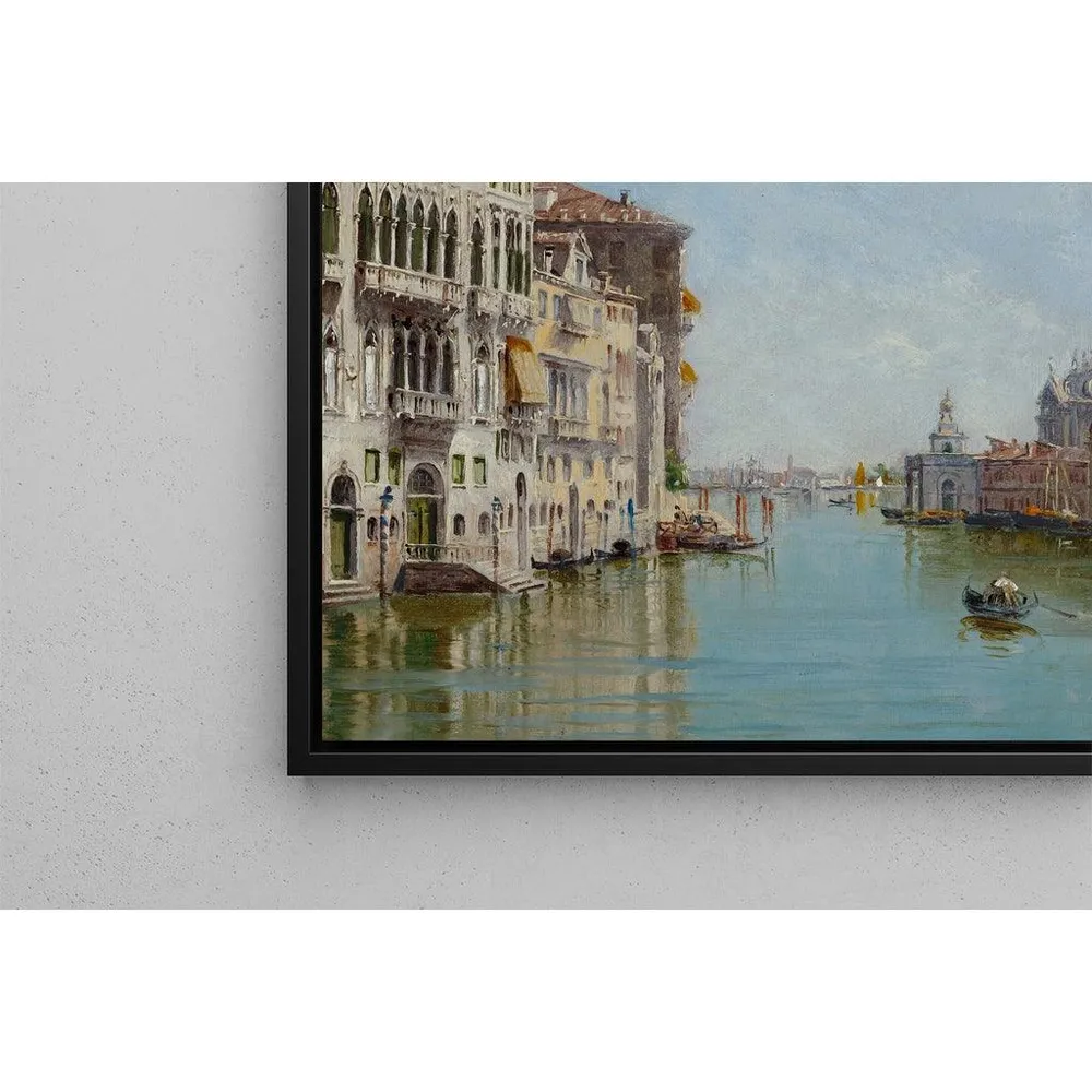 Tableau Une gondole près de Santa Maria della Salute - Antonietta Brandeis | Reproduction Artem Legrand