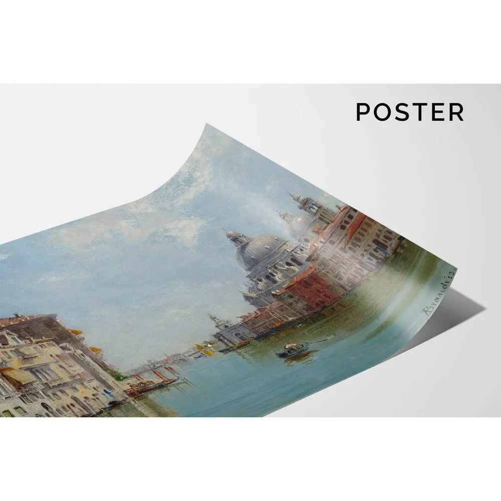 Tableau Une gondole près de Santa Maria della Salute - Antonietta Brandeis | Reproduction Artem Legrand