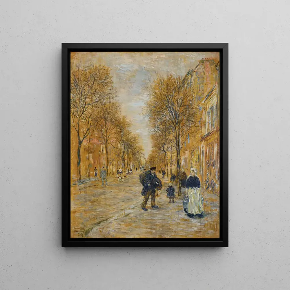 Tableau Une rue à Asnières - Jean - François Raffalli | Reproduction Artem Legrand