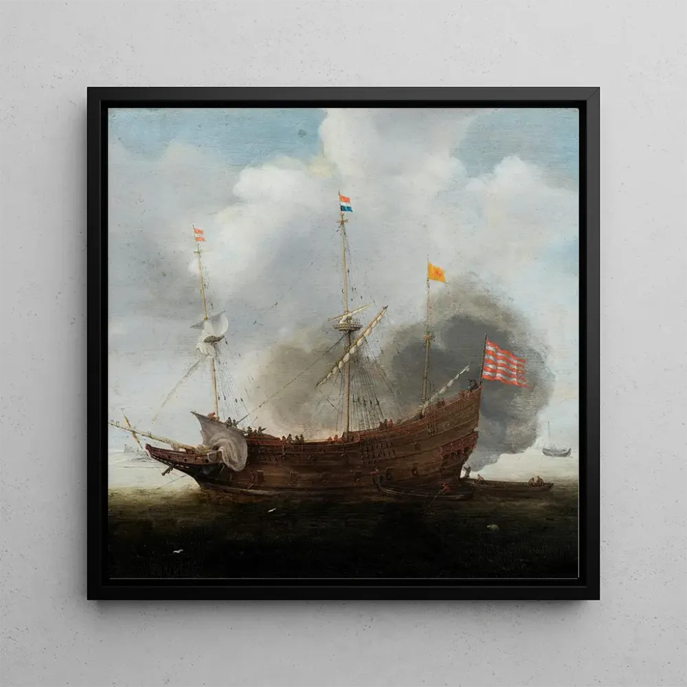 Tableau Un vaisseau de guerre - Hendrik Cornelisz Vroom | Reproduction Artem Legrand