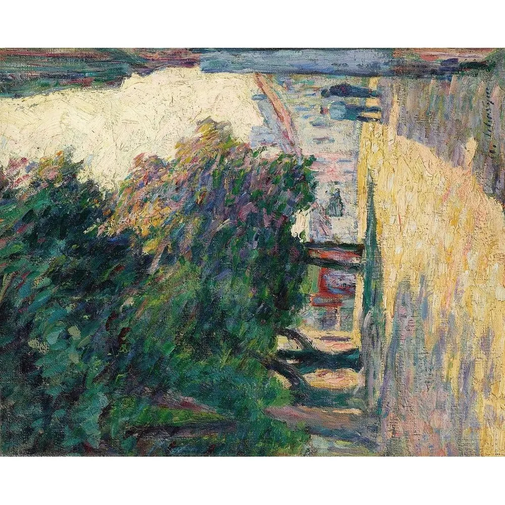 Tableau Vence, La Place Ensoleillée - Henri Lebasque | Reproduction Artem Legrand