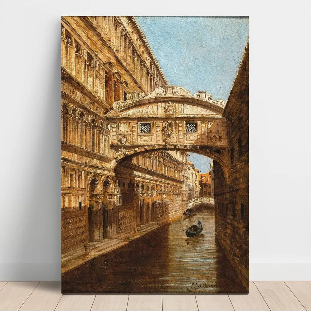 Tableau Venise, le pont des Soupirs - Antonietta Brandeis | Reproduction Artem Legrand