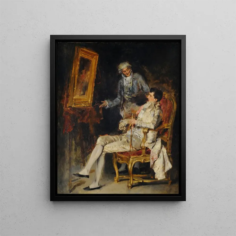 Tableau Le ventilateur - Antonio Casanova y Estorach | Reproduction Artem Legrand
