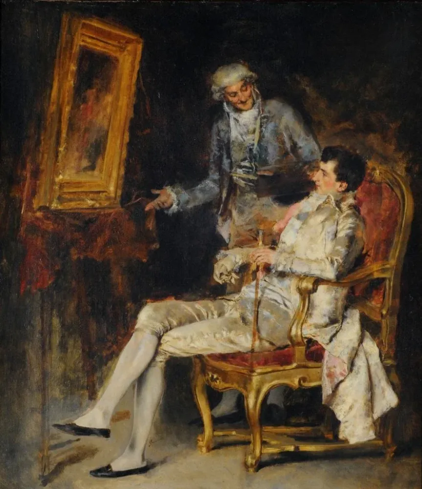 Tableau Le ventilateur - Antonio Casanova y Estorach | Reproduction Artem Legrand