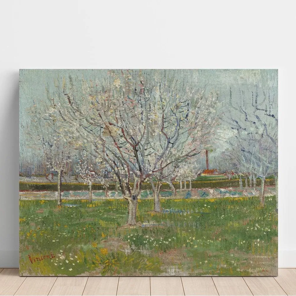 Tableau Verger en fleurs (Pruniers) - Vincent van Gogh | Reproduction Artem Legrand