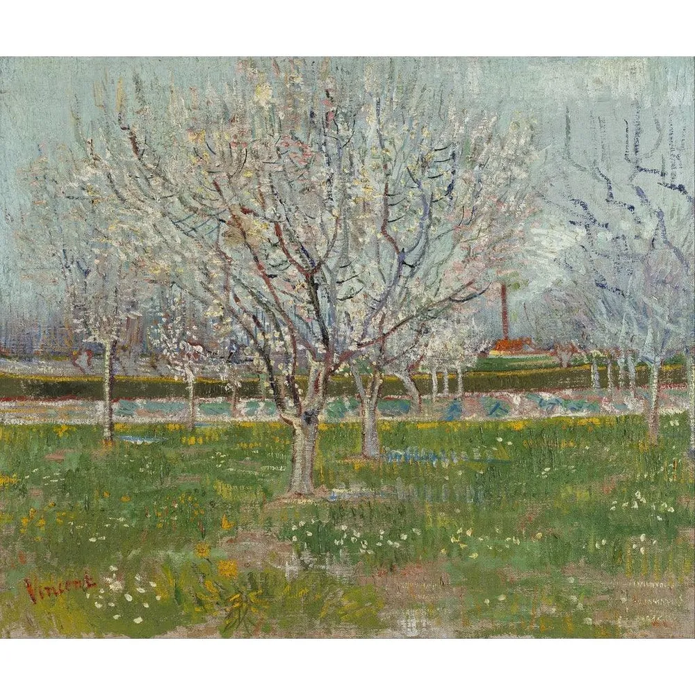 Tableau Verger en fleurs (Pruniers) - Vincent van Gogh | Reproduction Artem Legrand