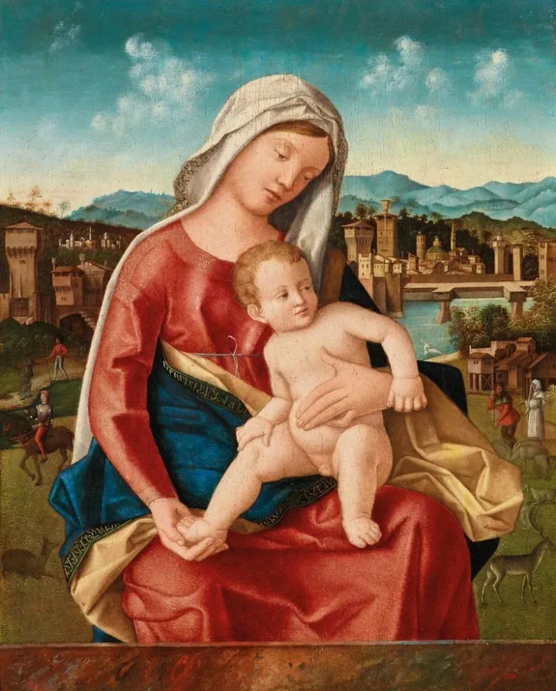 Tableau Vierge à l'Enfant - Bartolomeo Veneto | Reproduction Artem Legrand