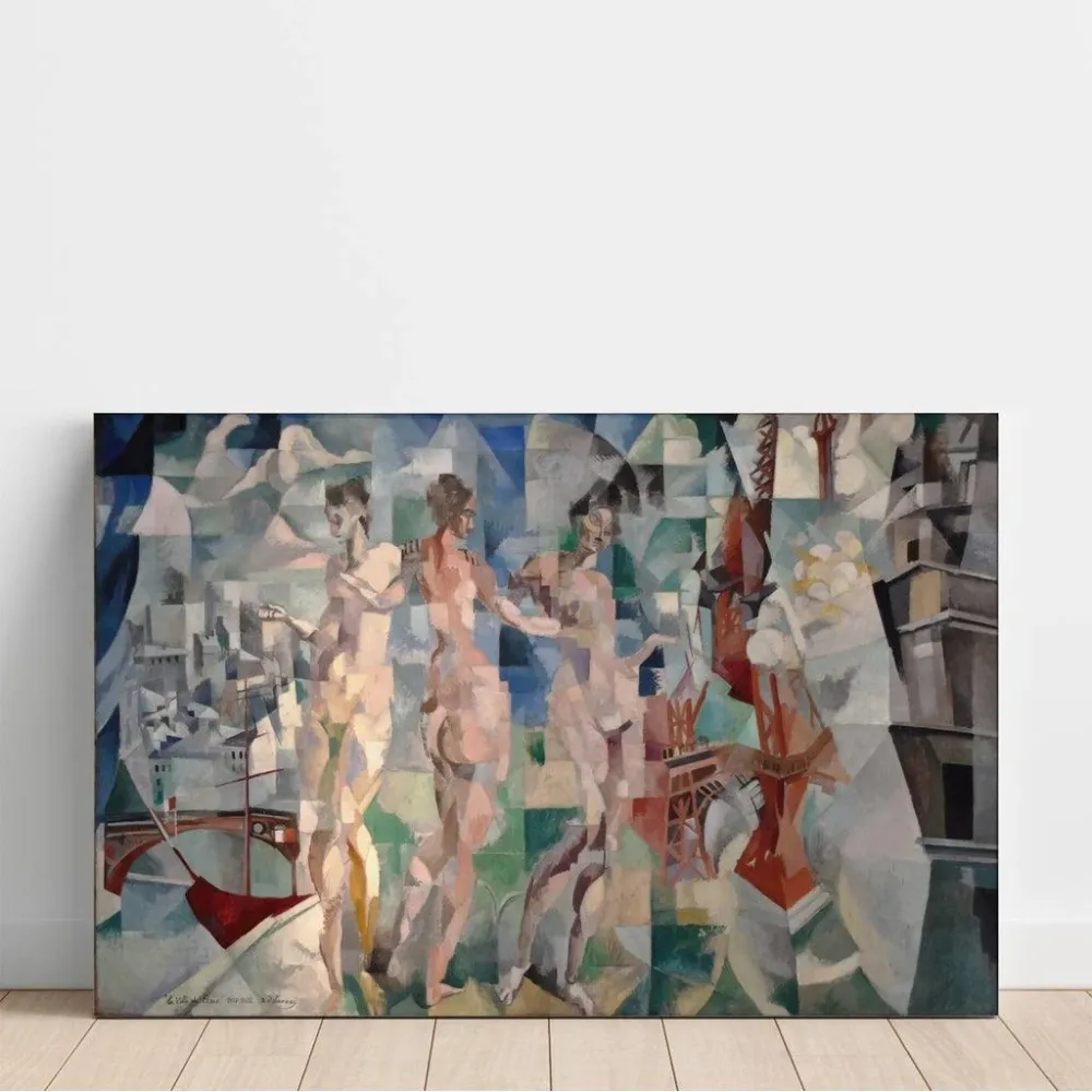 Tableau La Ville de Paris - Robert Delaunay | Reproduction Artem Legrand
