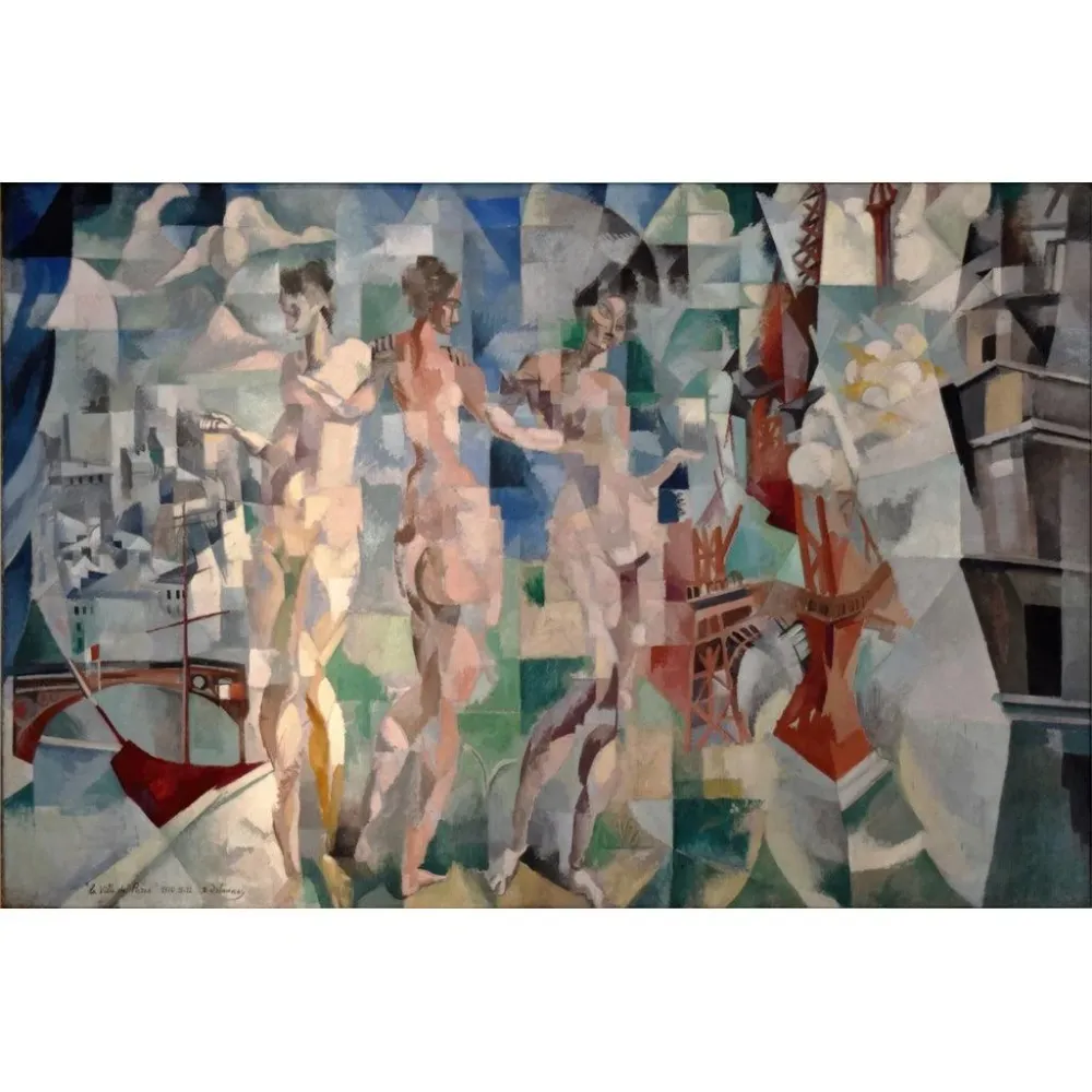 Tableau La Ville de Paris - Robert Delaunay | Reproduction Artem Legrand