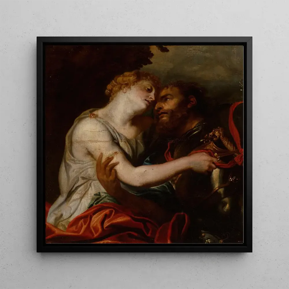 Tableau Vénus désarmant Mars - Suiveur d'Anthony van Dyck | Reproduction Artem Legrand