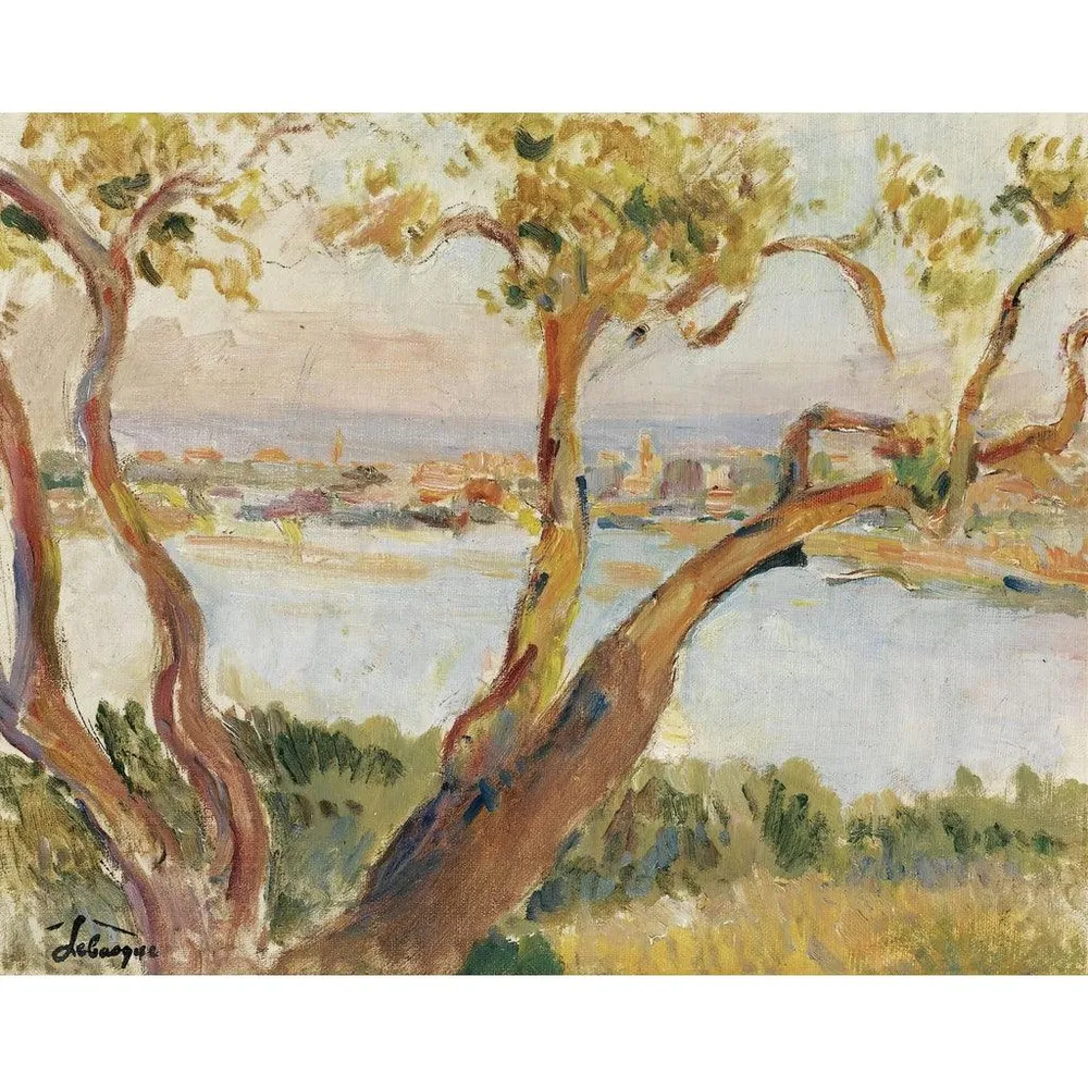 Tableau Vue d'Antibes - Henri Lebasque | Reproduction Artem Legrand