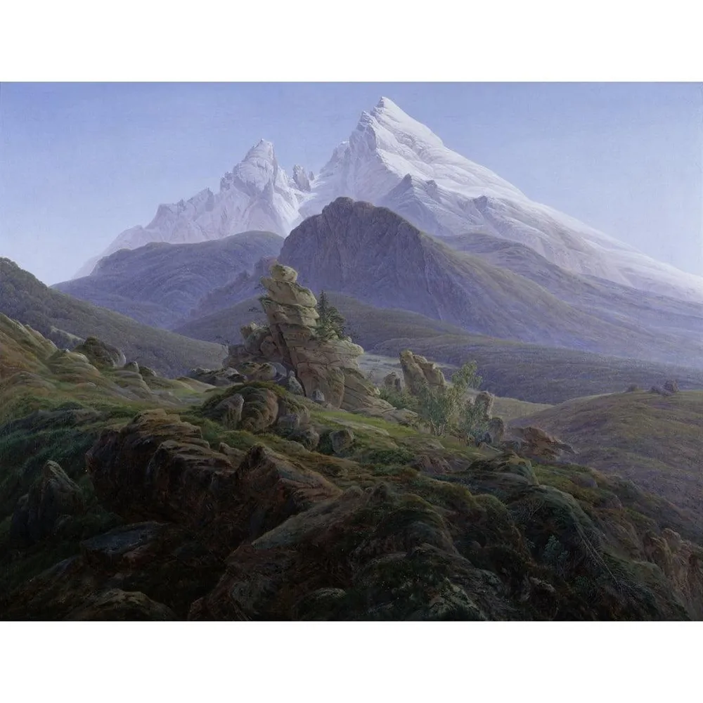 Tableau Le Watzmann - Caspar David Friedrich | Reproduction Artem Legrand