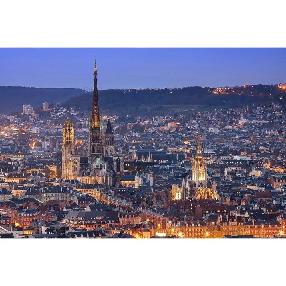Tirage photo - Rouen au crépuscule Artem Legrand