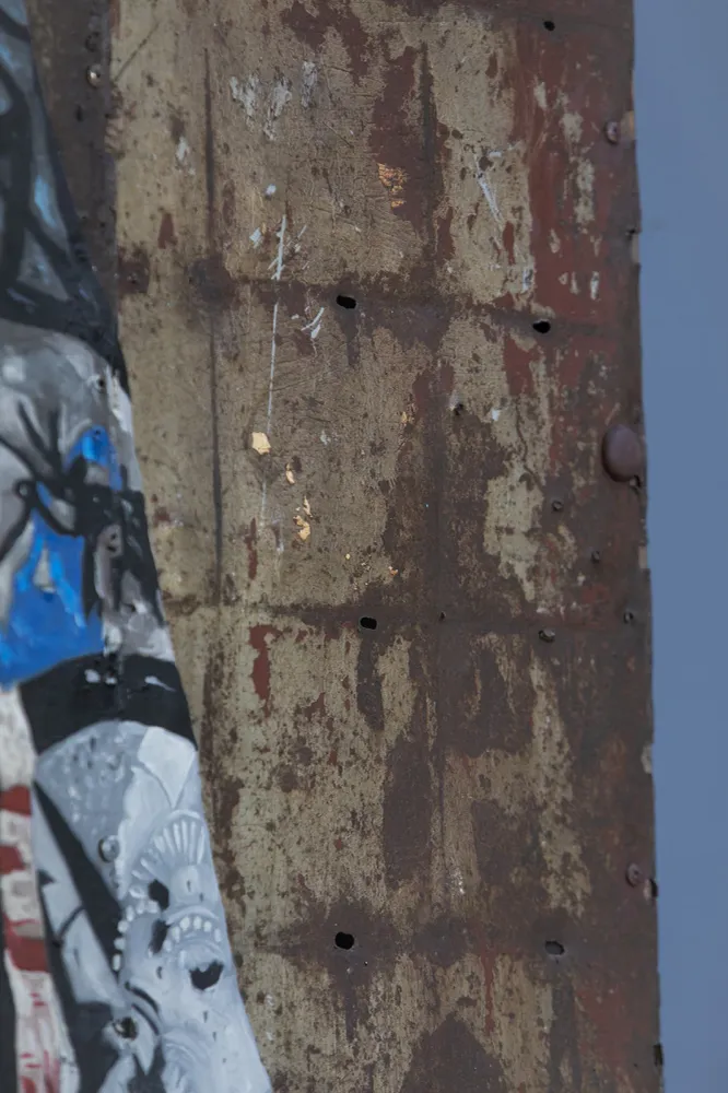 Geisha - peinture à l’huile sur métal rouillé ARTSWILD Gallery