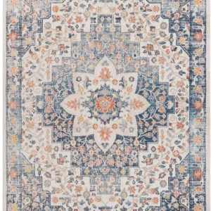 ARVADA Tapis d'Extérieur/Intérieur Bleu/Beige 200x275