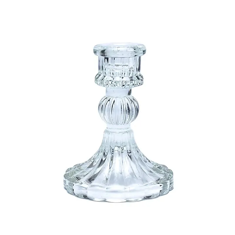 Bougeoir en verre de table Astroya